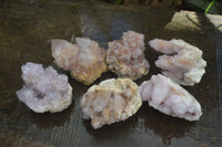 Natural Mixed Spirit Amethyst Quartz Clusters  x 6 From Boekenhouthoek, South Africa - Toprock Gemstones and Minerals 