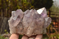 Natural Jacaranda Amethyst Quartz Clusters With Nice Clear Crystals  x 2 From Mumbwe, Zambia - TopRock