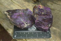 Natural Metallic Purpurite Cobbed Specimens  x 12 From Erongo, Namibia - Toprock Gemstones and Minerals 