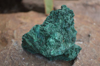 Natural Chatoyant Silky Malachite Specimens  x 4 From Kasompe, Congo - Toprock Gemstones and Minerals 