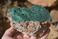 Natural Crystalline Malachite Specimens  x 2 From Congo