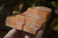 Natural New Sunset Orange Calcite Cubic Specimens  x 6 From Spitzkop, Namibia - Toprock Gemstones and Minerals 