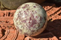 Polished Pink Tourmaline Rubellite Spheres x 3 From Madagascar - TopRock