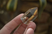 Polished Wispy Phantom Smokey Quartz Points x 24 From Madagascar