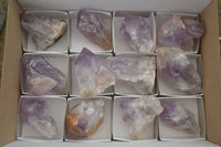 Natural Jacaranda Amethyst Crystals & Clusters  x 14 From Mumbwa, Zambia - Toprock Gemstones and Minerals 