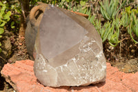 Natural Extra Large Smokey Quartz Floater Crystal With Polished Termination x 1 From Melanje, Malawi - TopRock