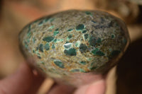 Polished Emerald Mica In Matrix Standing Free Forms x 2 From Mutoko, Zimbabwe