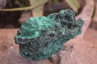 Natural Chatoyant Silky Malachite Specimens  x 2 From Kasompe, Congo - Toprock Gemstones and Minerals 