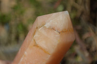 Polished Orange Twist Calcite Tower x 1 From Maevantanana, Madagascar