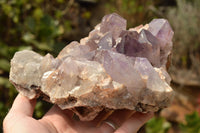 Natural Jacaranda Amethyst Quartz Clusters With Nice Clear Crystals  x 2 From Mumbwe, Zambia - TopRock