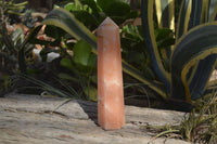 Polished Orange Twist Calcite Tower x 1 From Maevantanana, Madagascar