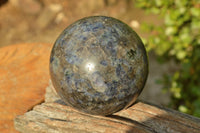 Polished Iolite Water Sapphire Spheres x 2 From Madagascar - TopRock