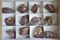 Natural Rare Metallic Purpurite Cobbed Specimens x 12 From Erongo, Namibia - TopRock