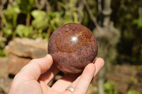 Polished Matrix Pyrope Garnet Spheres  x 3 From Madagascar - TopRock