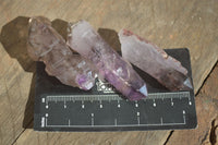 Natural Skeletal Amethyst Crystals  x 35 From Chiredzi, Zimbabwe