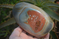 Polished Polychrome Jasper Standing Free Forms  x 3 From Mahajanga, Madagascar