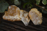 Natural Limonite Quartz Clusters x 24 From Solwezi, Zambia