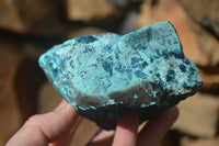 Natural Rough Shattuckite Cobbed Specimens x 6 From Kaokoveld, Namibia