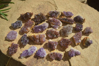 Natural Mini Dark Purple Amethyst Specimens  x 70 From Zambia - Toprock Gemstones and Minerals 