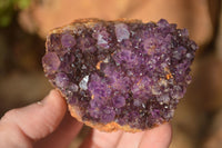 Natural Dark "Amethystos" Amethyst Crystal Plates  x 6 From Kwaggafontein, South Africa - Toprock Gemstones and Minerals 