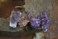 Natural Mini Dark Purple Amethyst Specimens  x 70 From Zambia - Toprock Gemstones and Minerals 