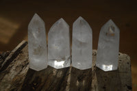 Polished Clear Quartz Crystal Points x 6 From Madagascar