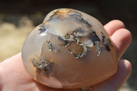 Polished Translucent Agate Hearts (Some Dendritic Features) x 6 From Madagascar - TopRock