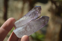 Natural Skeletal Smokey Amethyst Crystals  x 12 From Chiredzi, Zimbabwe