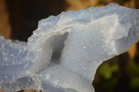 Natural Etched Blue Chalcedony Specimens  x 3 From Nsanje, Malawi