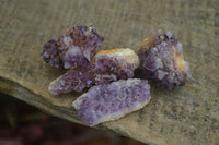 Natural Mini Dark Purple Amethyst Specimens  x 70 From Zambia - Toprock Gemstones and Minerals 