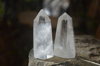 Polished Clear Quartz Crystal Points x 6 From Madagascar