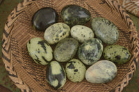 Polished Spotted Leopard Stone Gallets  x 12 From Zimbabwe