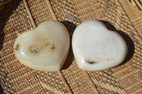 Polished Translucent Agate Hearts (Some Dendritic Features) x 6 From Madagascar - TopRock