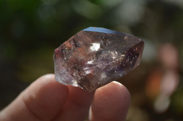 Natural Skeletal Smokey Amethyst Crystals  x 12 From Chiredzi, Zimbabwe