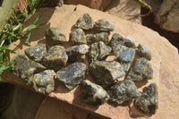 Natural Rough Labradorite Cobbed Specimens  x 35 From Tulear, Madagascar - Toprock Gemstones and Minerals 