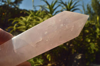 Polished Gemmy Double Terminated Rose Quartz Points x 5 From Ambatondrazaka, Madagascar - TopRock