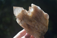 Natural Cascading White Phantom Smokey Quartz Clusters  x 4 From Luena, Congo - Toprock Gemstones and Minerals 