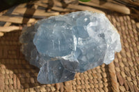 Natural Blue Celestite Crystal Specimens  x 6 From Sakoany, Madagascar