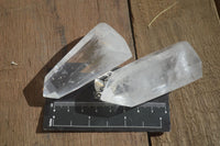 Polished Clear Quartz Crystal Points x 6 From Madagascar