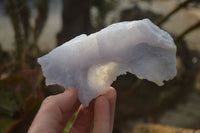 Natural Etched Blue Chalcedony Specimens  x 3 From Nsanje, Malawi