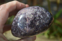 Polished Purple Lepidolite Free Forms  x 3 From Zimbabwe - Toprock Gemstones and Minerals 