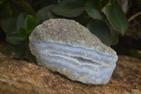 Natural Blue Lace Agate Geode Specimens  x 12 From Malawi - TopRock