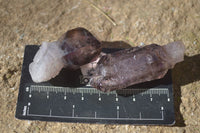 Natural Skeletal Smokey Amethyst Crystals  x 12 From Chiredzi, Zimbabwe