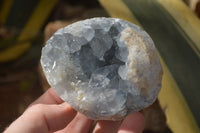 Natural Blue Celestite Crystal Specimens  x 6 From Sakoany, Madagascar