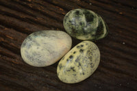 Polished Spotted Leopard Stone Gallets  x 12 From Zimbabwe