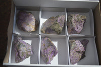 Natural Rough Stichtite Cobbed Specimens  x 6 From Barberton, South Africa - Toprock Gemstones and Minerals 