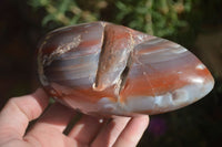 Polished Extra Large Strawberry Agate Free Forms  x 2 From KZN, South Africa