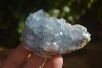 Natural Blue Celestite Crystal Specimens  x 6 From Sakoany, Madagascar