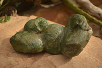 Polished  Green Verdite Gorilla Carving  x 1 From Zimbabwe