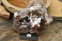 Natural Multi Terminated Smokey Quartz Floater Crystal Specimen  x 1 From Mt. Mulanje, Malawi - TopRock